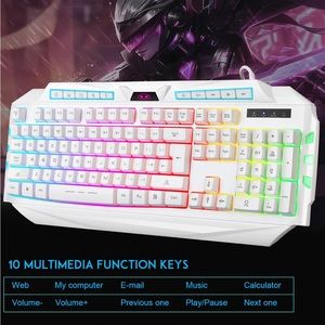 Pink Light Up Keyboard and Mouse Set